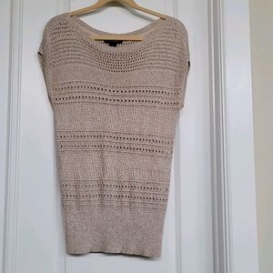 WHBM Light Sand Top NWOT